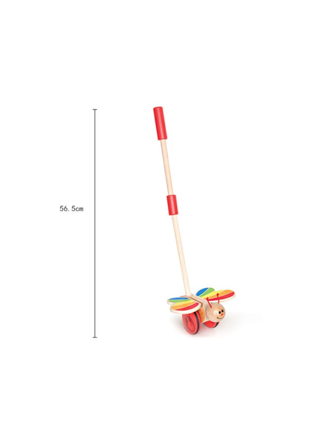 Hape Push Toy Single Pole Push Butterfly Baby Children's Toddler Toy 1-3 Years Old Boys And Girls Wooden - Image 4