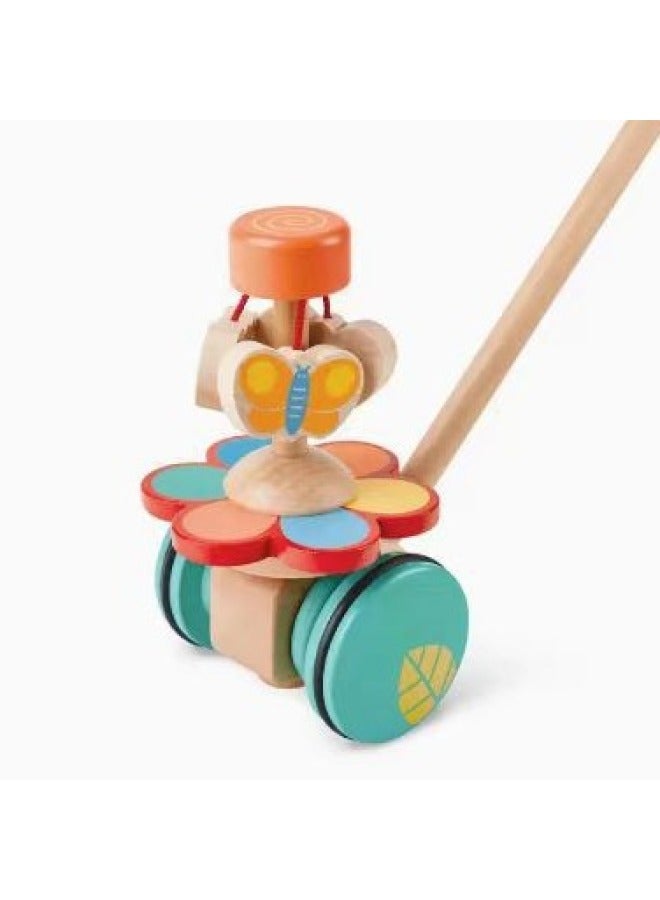 Hape Push Toy Single Pole Push Butterfly Baby Children's Toddler Toy 1-3 Years Old Boys And Girls Wooden - Image 5