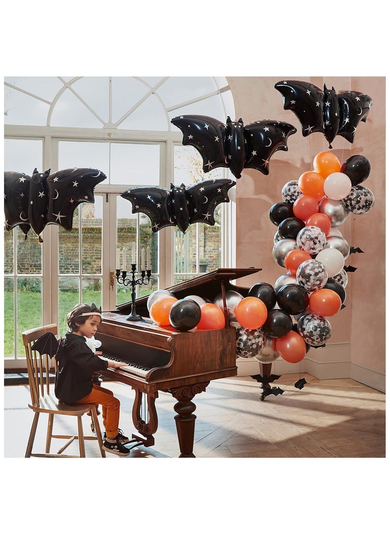 Meri Meri Sparkle Bat Foil Balloons Pack of 3  - Image 2