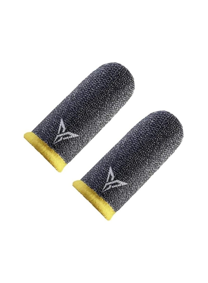 قفازات ألعاب مقاومة للعرق لأجهزة التحكم على الهاتف – أكمام لمسية لألعاب مثل ببجي – زوج واحد - Image 1