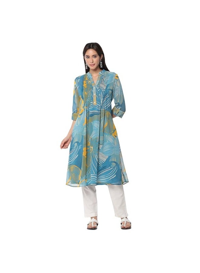BIBA Women Polyester A Line Printed Kurta XL - Image 2