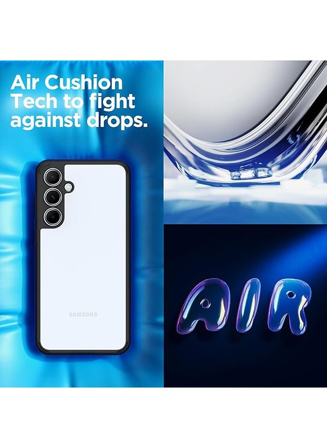 Generic Case for Samsung Galaxy A55 5G 6.6-Inch, Clear Back Protective Slim Phone Cover, Anti-Fingerprints, Anti-Fall Drop Protection, Shockproof Case for Samsung Galaxy A55 5G (Black)  - Image 4