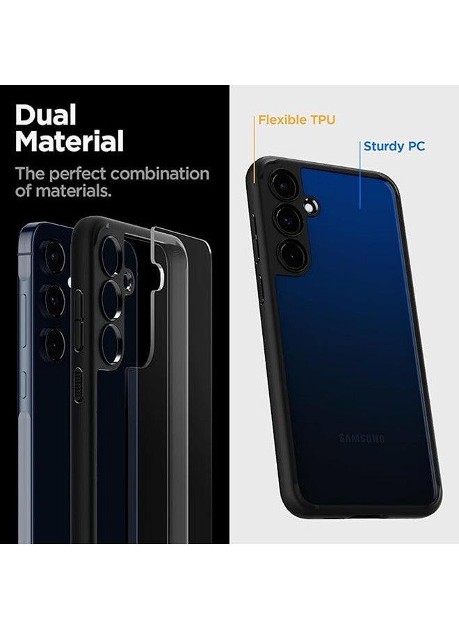 Generic Case for Samsung Galaxy A55 5G 6.6-Inch, Clear Back Protective Slim Phone Cover, Anti-Fingerprints, Anti-Fall Drop Protection, Shockproof Case for Samsung Galaxy A55 5G (Black)  - Image 5