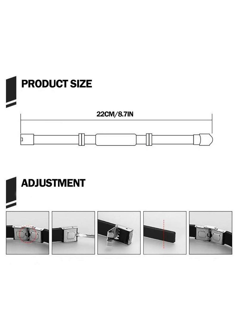 Titanium Steel Silicone Leather Bracelet Metal Bracelet - Image 5