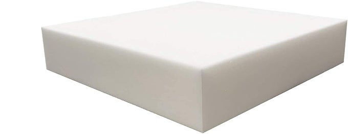 4 x 26 x 26 High Density Upholstery Foam Cushion Square Foam for Dining Chairs Chair Wheelchair Seat Cushion Replacement