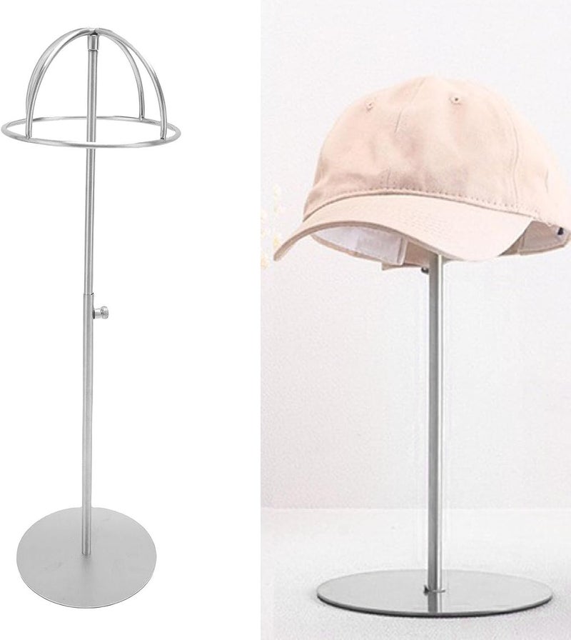 Easy assemble Agatige Tabletop Hat Stand, Height Adjustable Metal Hollow Hat Display Rack Wig Head Counter Stand For Home Galleries Retail Stores (Silver) Long term use design Anti topple design Compact design Nationwide delivery Budget global standard quality All user group compatible Nationwide courier network Affordable purchase options Working day delivery service Diverse purchase options All user affordable trusted quality Global simple assemble options Confirmed available stock Stable domestic stock Globally engineered build Trendy natural assorted colors Modern look Low wear optimized design Light precision processed material Global mainstream design picks Classic trendy design picks Fine detail Secure equipped warehouse All storage type compatible - Image 3
