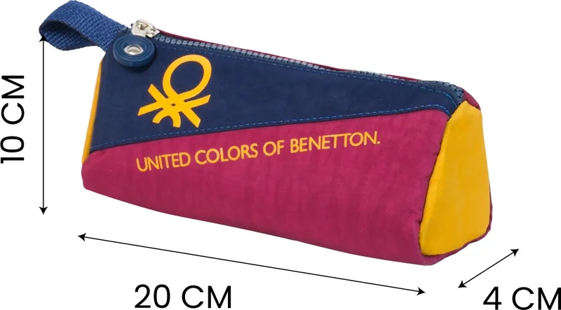 Cambridge Polo Club United Colors Of Benetton. Ton Sur Tone Unisex Children's Triangular Pencil Case