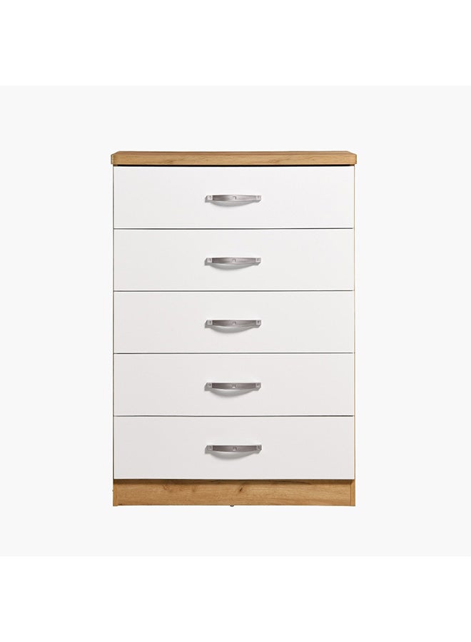 Home Box Juno 5-Drawers Chest 80 x 116.5 x 41 cm  - Image 1