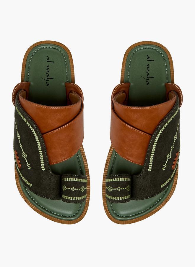 Al Waha Boys Slip-On Arabic Sandals Ramadan Collection - Image 2