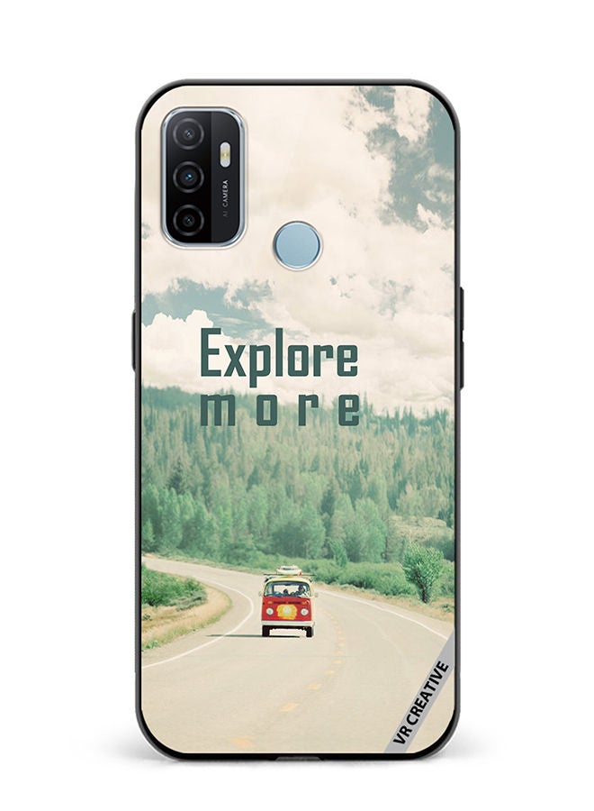 VR CREATIVE غطاء حماية لهاتف أوبو A53 بتصميم متعدد الألوان - Image 1