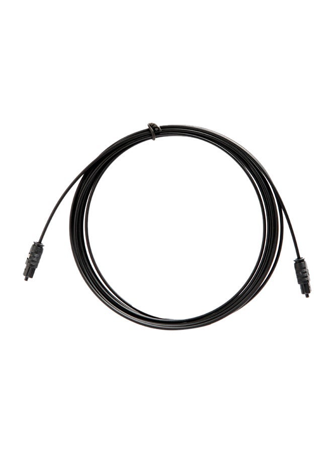 NIBEMINENT Audio Toslink Cable Black - Image 1