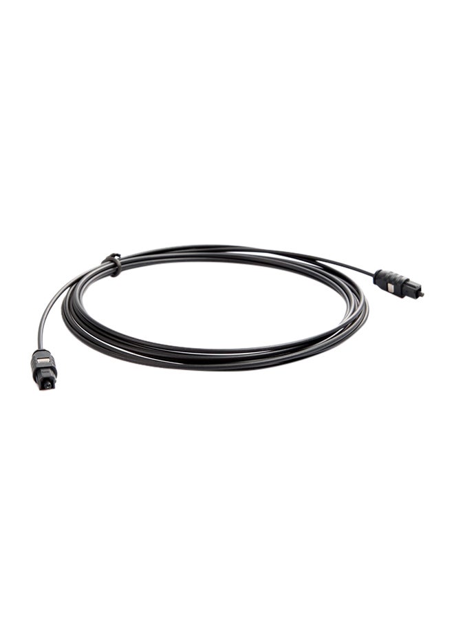 NIBEMINENT Audio Toslink Cable Black - Image 2