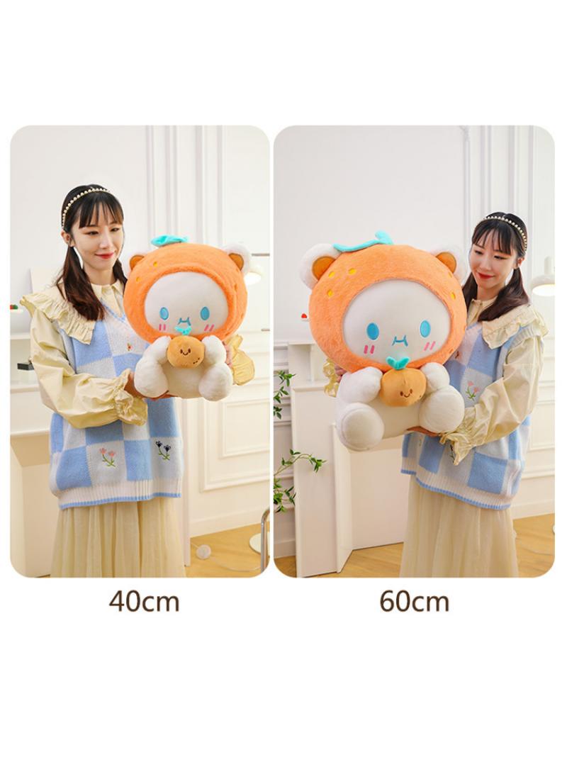 general 1 Pcs Sanrio Plush Toys Cute Stuffed Cinnamoroll Doll Soft Anime Cartoon Plushie Home Decor Best Gift For Kids Girls Peach - Image 5