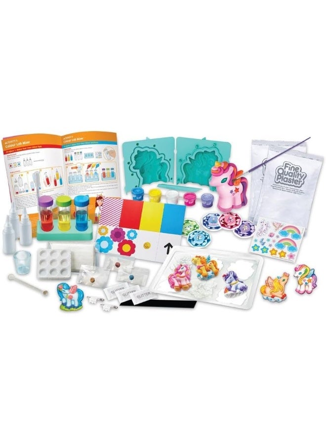 4M STEAM Powered Kids Rainbow Unicorns – DIY Science and Craft Kit with Crystal-Growing Powder, Molds, and Instructions to Create Sparkling Unicorn Figures – Creative Activity for Kids Ages 6+ | 00-05541 - Image 2