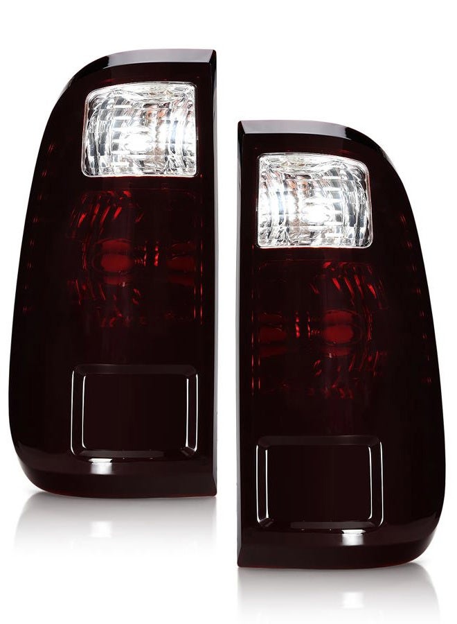 OKLPF LED Tail Light Compatible With 2008-2016 Ford Ff250 F350 F450 F550 Super Duty,Replace BC3Z13404A FO2801208,Replace Black Rear Brake LED Taillight Assembly,Driver and Passenger Side - Image 1