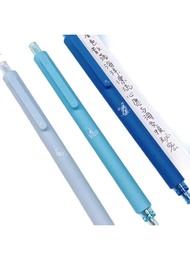 Kaco [Back To School Essential] Kaco Stationery Gel Pen 0.5Mm Black High-Quality Signature Pen For Students' Exam Practice, Jingdian Yu Hai Wei Lian Set (New And Old Packaging Shipped Alternately) - Image 3