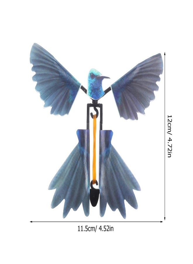 Toddmomy 6Pcs Wind Up Flying Bird Rubber Band Powered Hummingbird Playthings for Outdoor Indoor Fun Halloween Party Decorations - Image 2