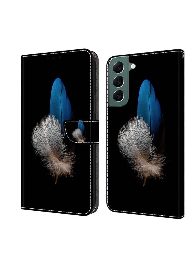 اس-توب جراب لهاتف Samsung Galaxy S22+ جراب هاتف جلدي واقي مقاوم للصدمات ثلاثي الأبعاد من الكريستال - Image 1