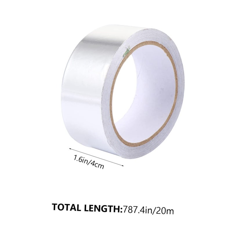 2 قطعة من شريط الألومنيوم الأسود العازل للحرارة للصق وتغليف مجاري الهواء - Image 3