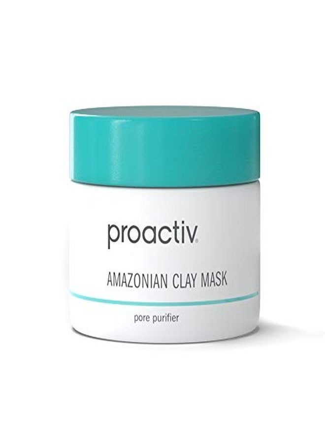 Proactiv - Amazonian Clay Mask, Creamy, Natural Cleansing Skin Care Face Mask With Minerals, Vitamins And Antioxidants, Moisturizing For Acne, Gray, Cucumber, 3 Fl Oz - Image 1