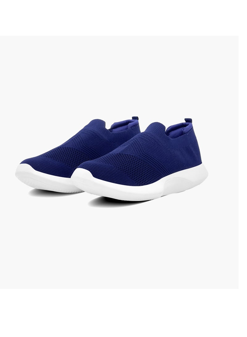MEGA SHOES PILLOW Sport Sneakers Dark Blue with Light PU-White Sole  - Image 2