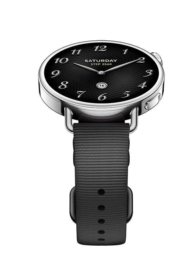 Xiaomi Watch S4 Smartwatch 1.32-Inch Amoled Display, Ultra-Light And Slim, Water Resistant, Bluetooth Calling, Advanced Health Monitoring, 8 Days Battery Life, Remote Control- Fluororubber Black Strap - Image 3