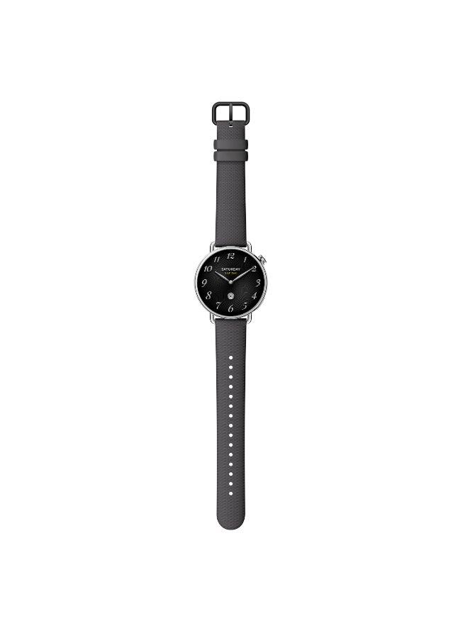 Xiaomi Watch S4 Smartwatch 1.32-Inch Amoled Display, Ultra-Light And Slim, Water Resistant, Bluetooth Calling, Advanced Health Monitoring, 8 Days Battery Life, Remote Control- Fluororubber Black Strap - Image 5