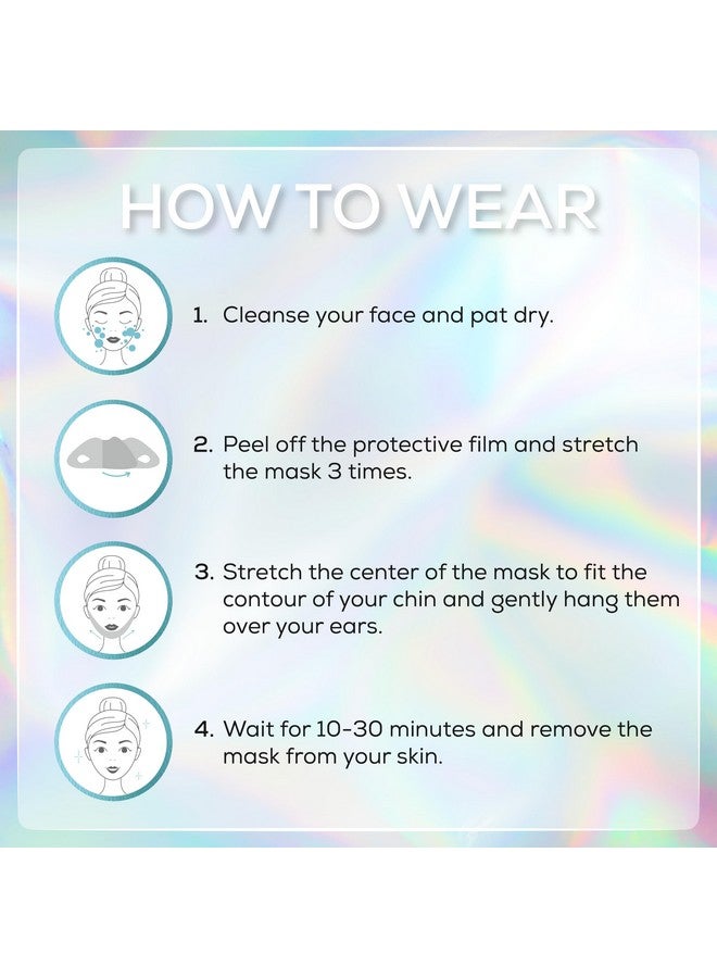 Venus Visage VENUS VISAGE 10 Piece V Line Lifting Mask - Invisible Face Strap, Chin Up Mask, Face Lifting Belt Neck Tape lift for jawline firming and Tightening Contour  - Image 4