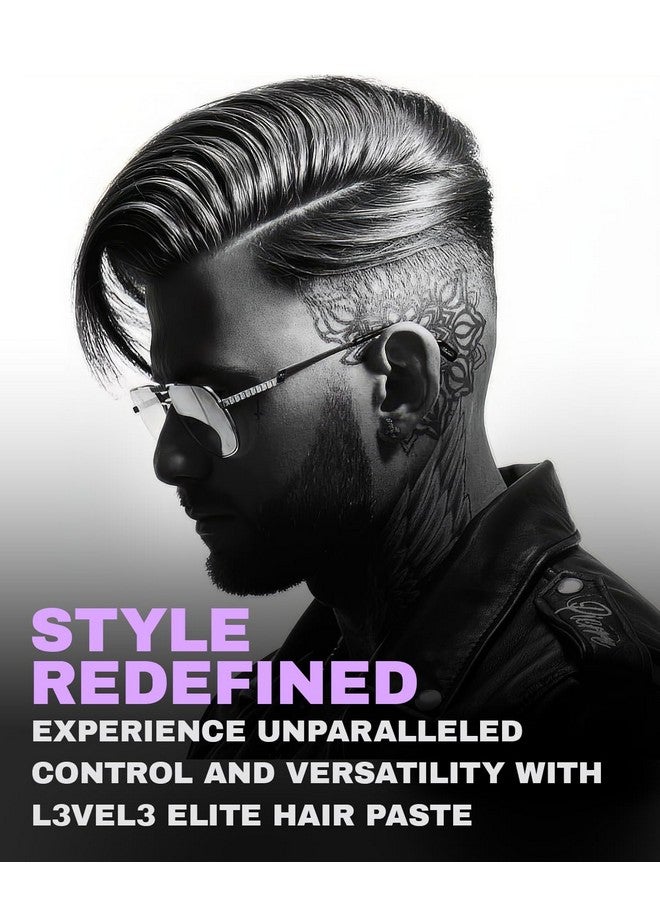 لمستوى 3 معجون L3 المستوى 3 - ثبات يدوم طويلًا - يحسن قوة الشعر وكثافته ويحميه من التلف - منتج تصفيف الشعر للرجال من المستوى الثالث (150 مل، معجون) - Image 3