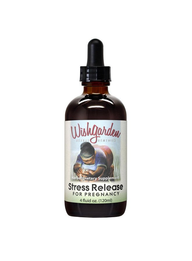 Wishgarden Herbs Stress Release For Pregnancy Natural Herbal Stress Relief Supplement With Lemon Balm & Passionflower Adrenal Support For Pregnancy And Postpartum Promotes Relaxation And Calm 4Oz - Image 1