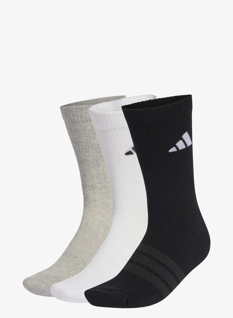 Adidas CUSHIONED SPORTSWEAR CREW SOCKS 3 PAIR PACK