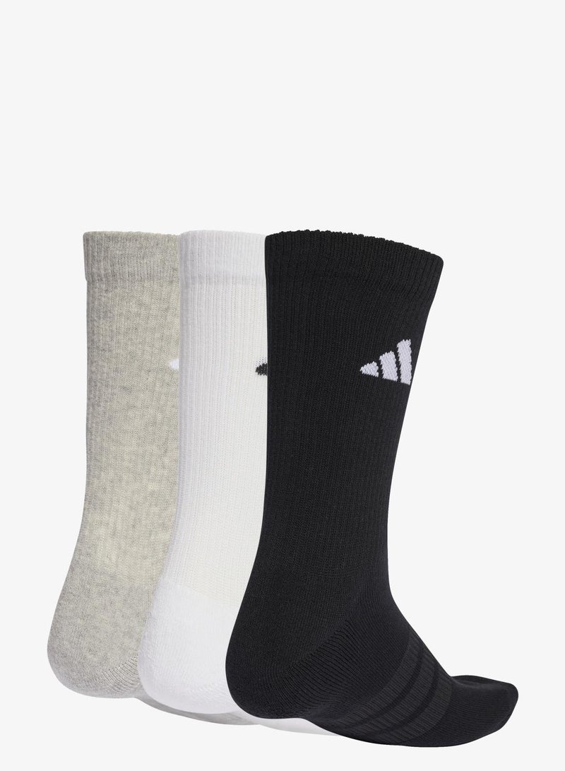 اديداس جوارب CUSHIONED SPORTSWEAR CREW 3 PAIR PACK‏ - Image 2