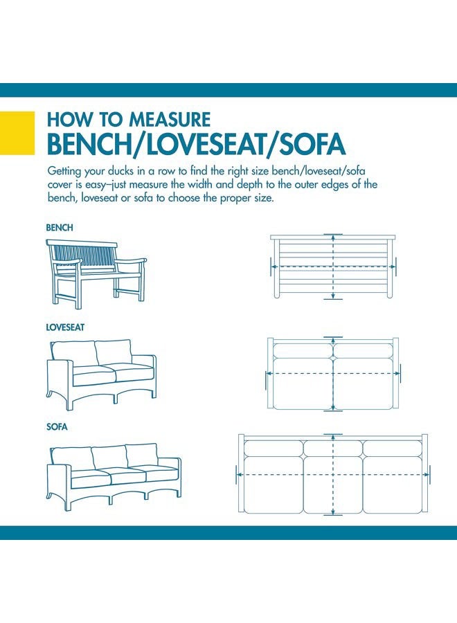 Duck Covers Ultimate Waterproof 93 Inch Patio Sofa Cover, Patio Furniture Covers - Image 4