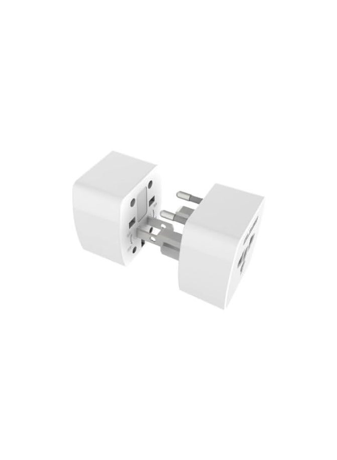 Ldino Ldnio Z4 Universal Plug Adapter ABS VO White  - Image 1
