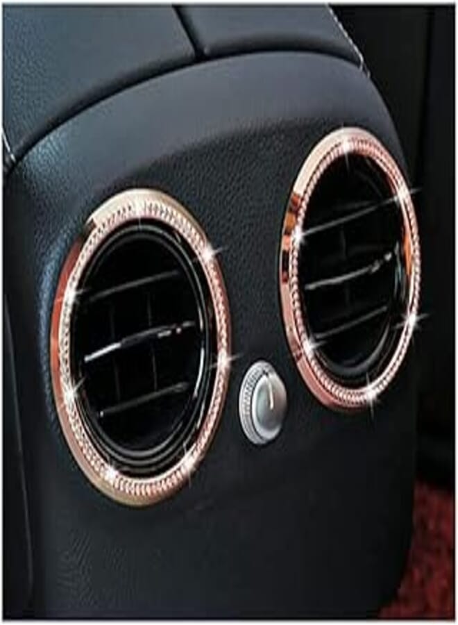 Tire Decoration Accessory Compatible with 2019,2016 Mercedes C Class (Rose Gold)
