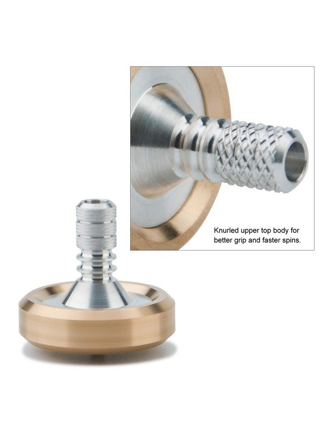 DjuiinoStar High Performance Spinning Top, Spins Forever (10 Minutes is Just A Piece of Cake for Skilled Adults), High End EDC Desktop Toy DST-808 - Image 4