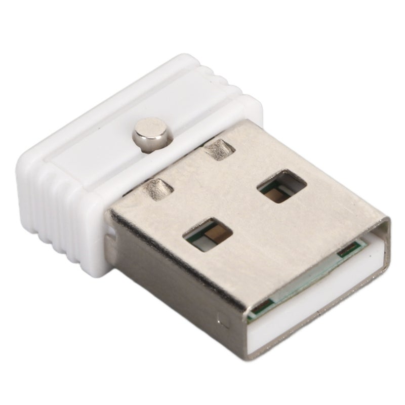 Mouse Jiggler Keep Screen Active Plug and Play USB Power Strong ABS Mouse Mover for Computer Meeting Gaming White - Image 1