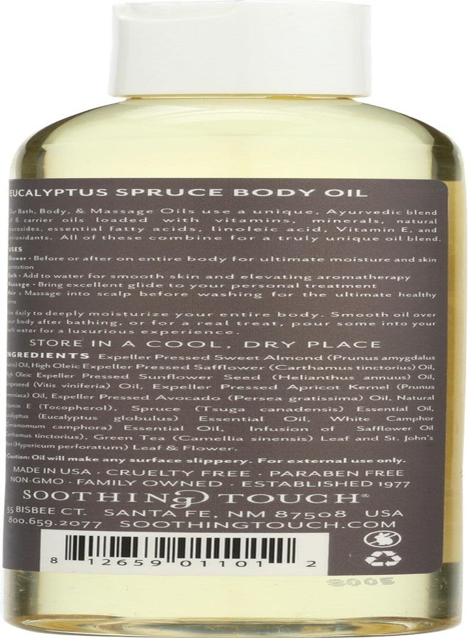 Soothing Touch Eucalyptus Bath & Body Massage Oil, 8 oz - Image 2