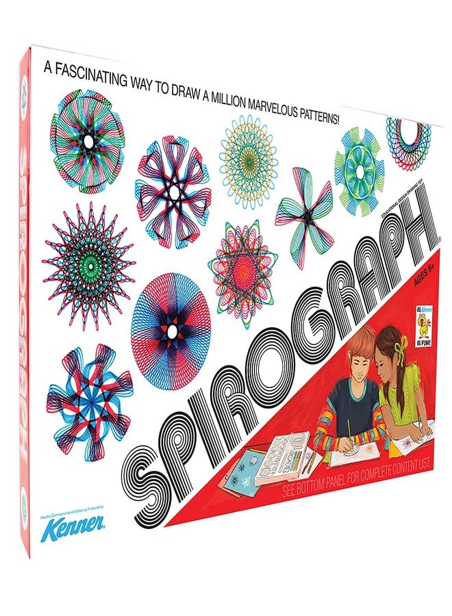 Spirograph Retro Deluxe Set - Arts and Crafts, Kids Toys, Art Supplies, Craft Supplies, Drawing Kit, Spiral Art, Reproduction of Classic Gear Design Kit, Pens, Design Sheet Included, Ages 8+ - Image 1