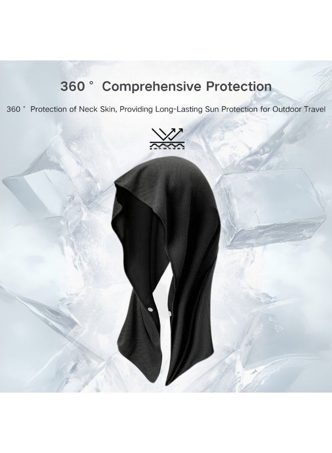 ماكدو عبوة من 3 مناشف تبريد بغطاء للرأس، منشفة تبريد للرقبة والوجه، مزودة بإبزيم ثابت - حماية من الشمس وتبريد وتجفيف سريع - للرياضات الخارجية وركوب الدراجات وصيد الأسماك - Image 2