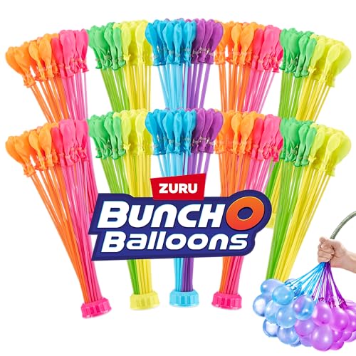 Bunch O Balloons Original Bunch O Balloons Tropical Party 330 RapidFilling SelfSealing Water Balloons Amazon Exclusive 10 count pack of 1 by ZURU Water Balloon for the Whole Family Kids Teens and Adults - Image 1