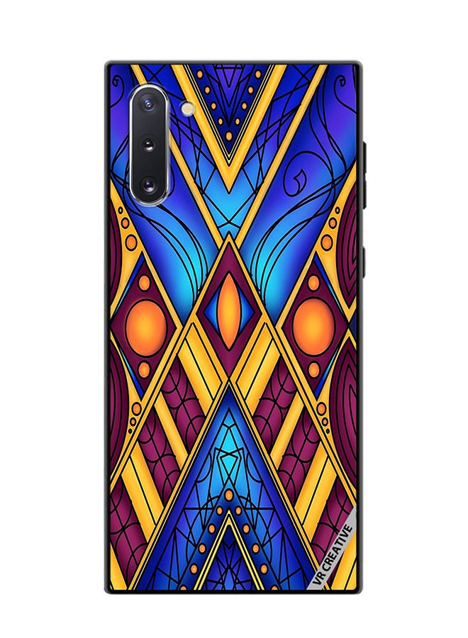 VR CREATIVE Protective Case Cover For Samsung Galaxy Note10 5G Abstract Design Multicolour - Image 1