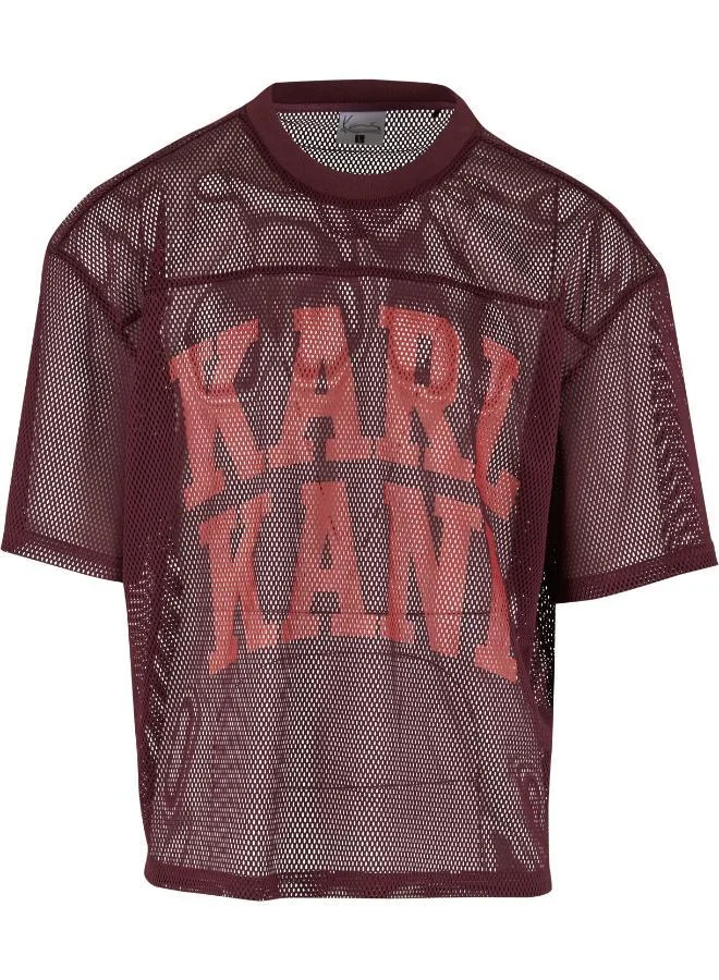 كارل كاني قميص شبكي تراثي واسع