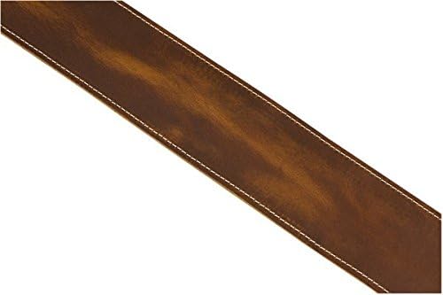 Fender BrokenIn Leather Guitar Strap 25in Tan - Image 4