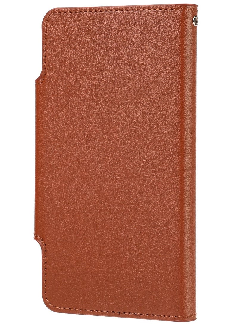 Suteni Flip Cover Card Slots Leather Phone Case for Vivo - Image 2