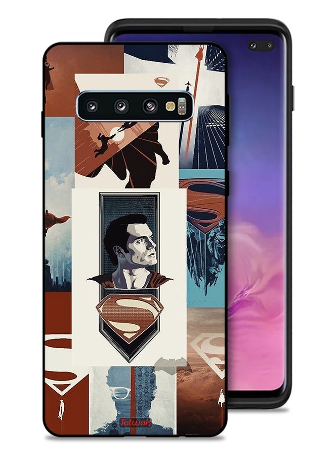 Tolwak Samsung Galaxy S10 Plus Protective Case Cover Superman Art - Image 1