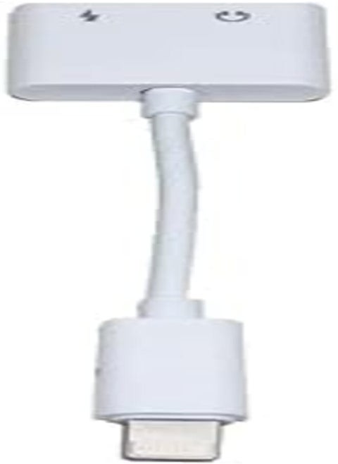 Remax RL-LA07i Concise Series Dual Lightning Audio Adapter 3.5 Mm - White