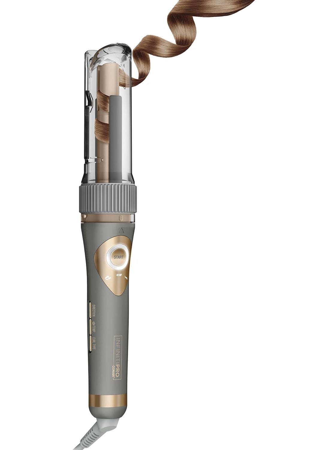 CONAIR INFINITIPRO BY CONAIR Curl Secret Automatic Curling Iron  34inch Barrel  Hair Curler for All Hair Types and Lengths  Dual Voltage for Worldwide Travel  - Image 1