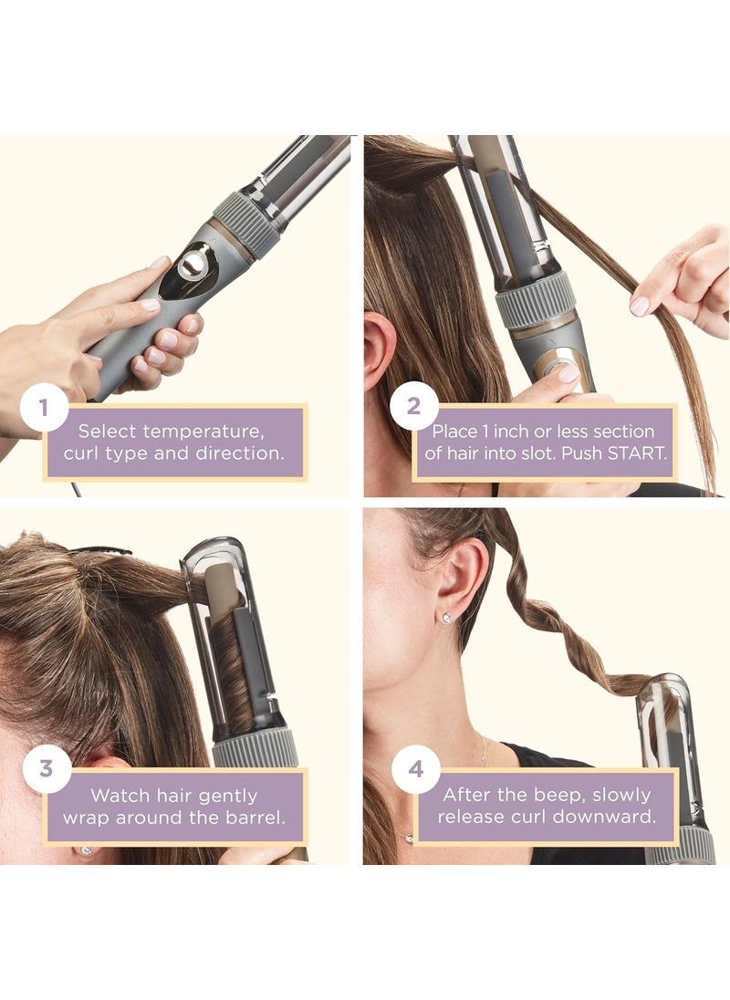 CONAIR INFINITIPRO BY CONAIR Curl Secret Automatic Curling Iron  34inch Barrel  Hair Curler for All Hair Types and Lengths  Dual Voltage for Worldwide Travel  - Image 4