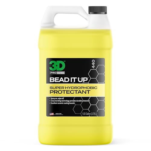 3D Bead It Up Ceramic Coating Booster Spray - Super Hydrophobic Bead Maker - Polymer Paint Protectant & Sealant 1 Gallon - Image 5